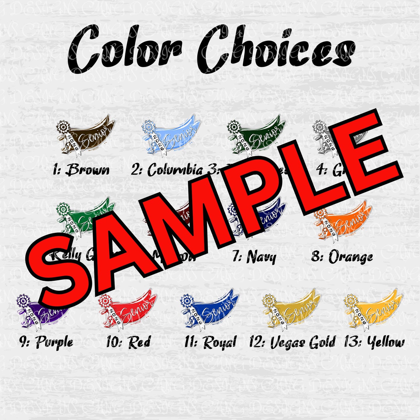 SAG Alphabet / Design Chart