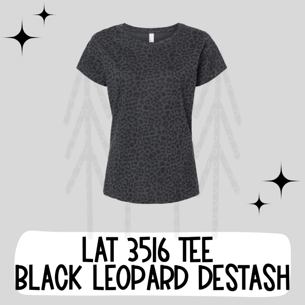 Destash - LAT 3516 - LAT - Black Leopard Shirts