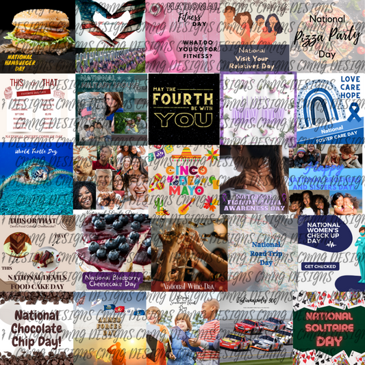 National Holiday Engagement Drive & Cinchshare Folder - May Digital