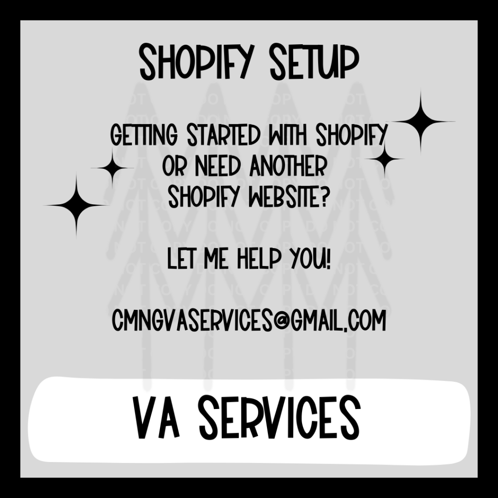 Va Service - Shopify Setup Digital