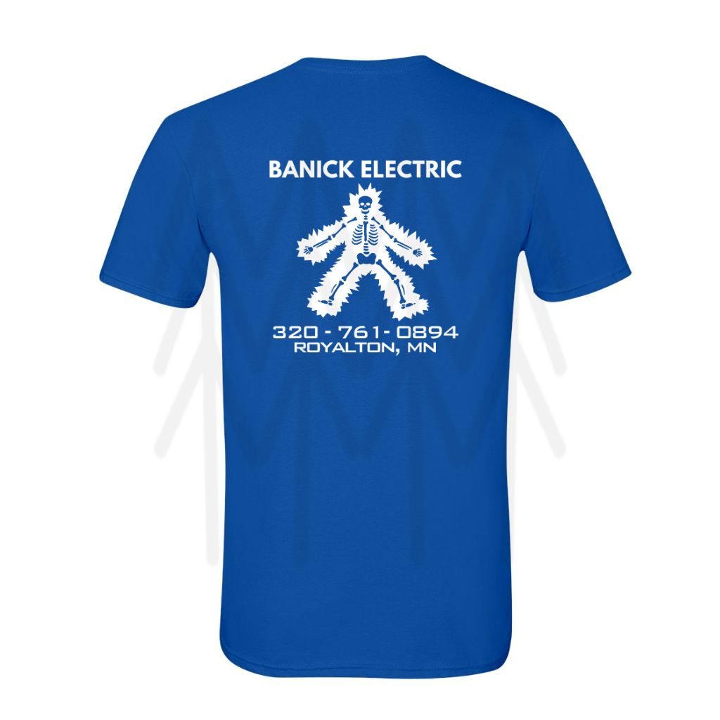 Banick Electric - White Design Shirts