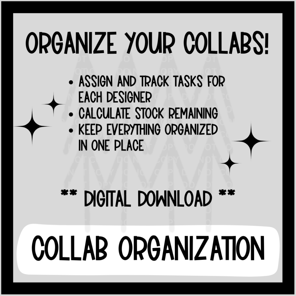 Collab Dashboard Tracker Spreadsheet