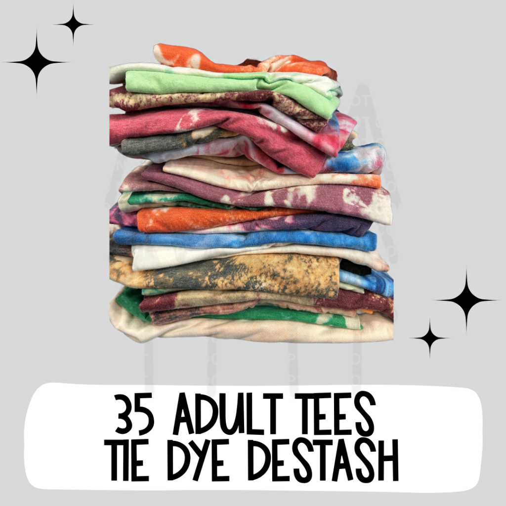 Destash - 35 Adult Tie Dye Tees Shirts