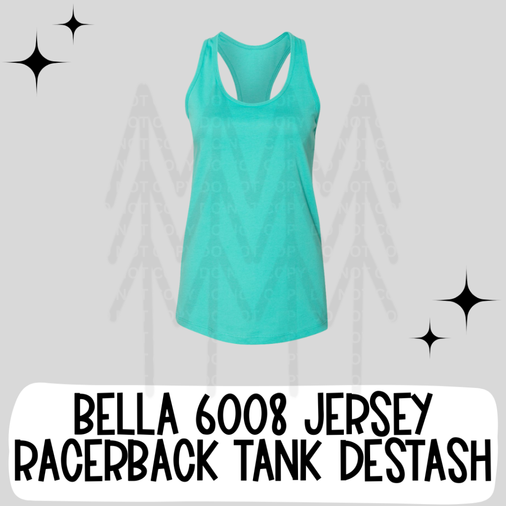 Destash - Bella 6008 - Jersey Racerback Tank Shirts