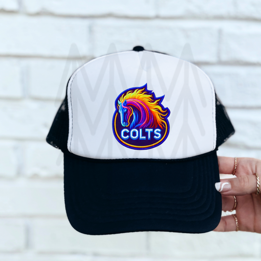 Neon Hat Patches - Mascots (Dtf Transfer) Transfer