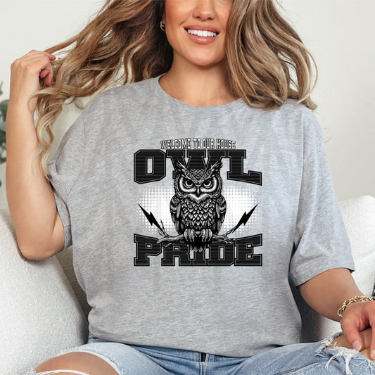 Welcome To Our House - Owl Pride (Dtf Transfer) Transfer