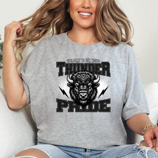 Welcome To Our House - Thunder Buffalo Pride (Dtf Transfer) Transfer